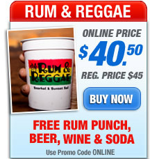 snorkeling key west- rum & reggae trip