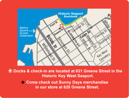 Sunny Days on the Key West Map