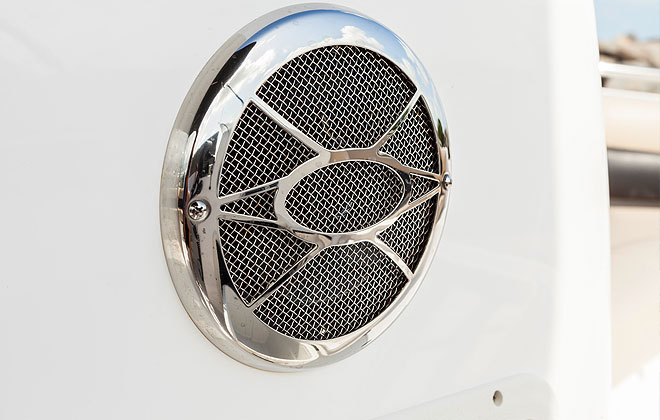 Marine speakers on the Key West boat rentals